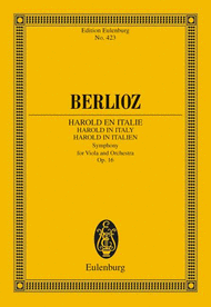 Harold in Italy, Symphony with solo viola by Hector Berlioz. Buy sheet music