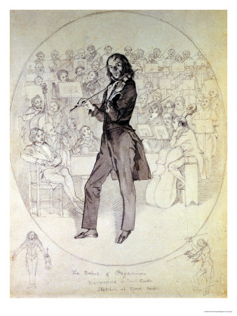 Very few know that, besides violin, Paganini played guitar and viola