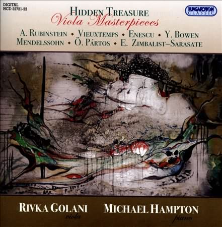 Buy Viola Masterpieces: CD with Mendelssohn Viola Sonata and works by Anton Rubinstein, Henri Vieuxtemps, George Enescu, York Bowen, Oedoen Partos, Efrem Zimbalist